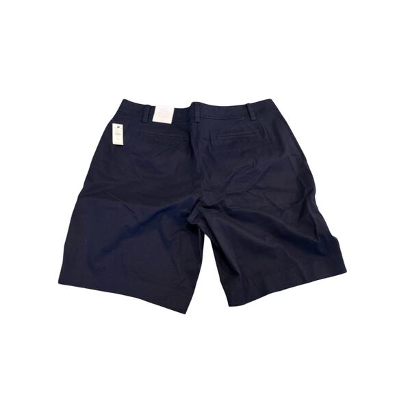 Talbots NWT perfect short 9 1/2 inch women’s size 16p navy - Picture 2 of 11